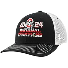 Ohio State Buckeyes National Champs 2024 Football Adjustable Snapback Hat Dakota Block Officially Licensed