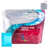 30 Stück Tragbares Toiletten Gel | Geruchsneutralisierendes Absorptionspulver | Hygienisch & auslaufsicher für Wohnmobil, Zelt & Auto | Ideal für Camping, Reisen, Wandern & Outdoor-Notfallausrüstung
