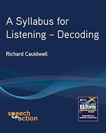 A Syllabus for Listening by Richard Cauldwell