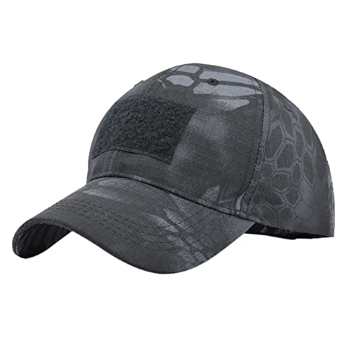 Casquette Trucker Bleu Rouge Broderie Étoile Coton Casquette de Baseball Trucker Chapeau Réglable New Casquette Homme Noir Rouge, gris foncé, taille unique