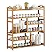 Drewno 6 Tier Stojak Na Buty Wielofunkcyjne Buty Organizator Przytrzymaj 24 Pary Buty 6 Tier Boot Shelf Organizator Do Szaf 39.3x9.8x41.7in (Color : Shoe rack)