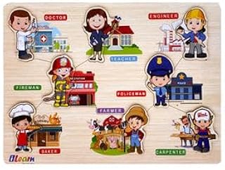 Children's Puzzle Toy Assorted Shapes Multiple Shapes (Occupation Shapes)