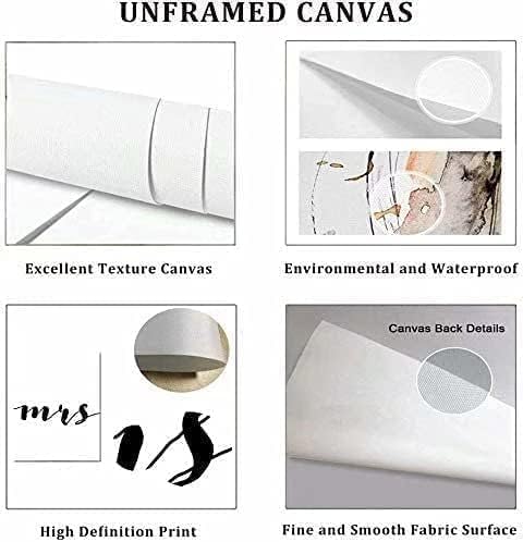 Miniatura 4 de Póster artístico en lienzo de 12 x 18 pulgadas, decoración final de pared, regalo de fantasía para hombre y mujer, sin marco, para oficina, familia,