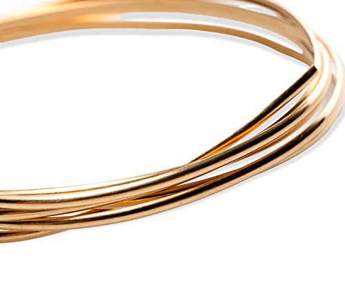 14/20 Yellow Gold Filled Wire 14 Ga Half Round, Half Hard 5FT by CRAFT WIRE by CRAFT WIRE - Image 5