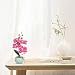 VIVILINEN Mini Flores Artificiales Plásticos Flor de Phalaenopsis realistas Orquídea Mariposa con...