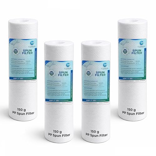 Image of 10 Inch 5 Micron PP Spun Sediment Filter for Water Purifier | 150g High-Density | Food-Grade Material | Universal Fit | Compatible with 10 Inch Pre-Filter Housing