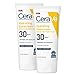 CeraVe 100% Mineral Sunscreen Spf 30 | Body Sunscreen With Zinc oxide & Titanium Dioxide for Sensitive Skin | 5 Oz, Pack Of 2