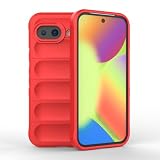 EASSGU Custodia per Google Pixel 10A (6.28" Inches) Cover Morbida per Cellulare in Silicone TPU Anticaduta e Antigraffio - Rosso