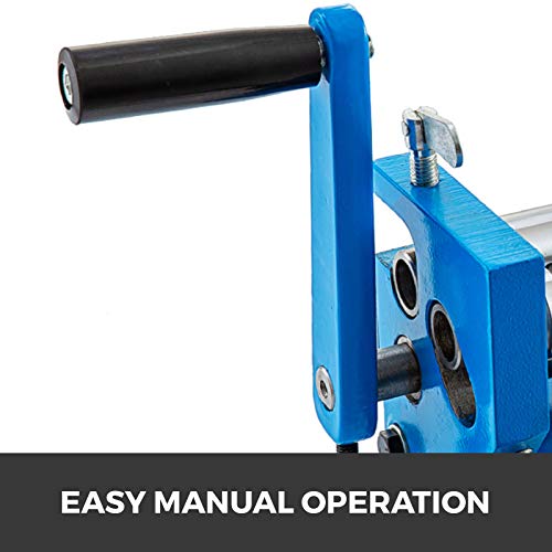 Mophorn 12.6 in. Slip Roll Roller Metal Plate Bending Round Machine, Slip Roll Machine Up to 22 Gauge Steel, Sheet Metal Roller, Slip Rolling Bending Machine with Two Removable Rollers