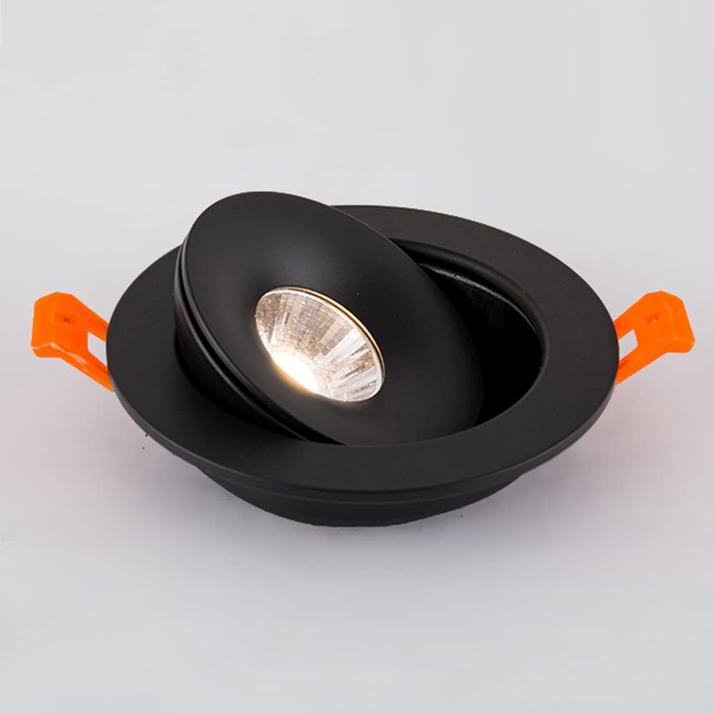 3000K Warm Light Led Downlight 2-5in Recessed Lighting Disk Light 3W5W7W12W 360° Rotation Spot Lights LED Ceiling Light
