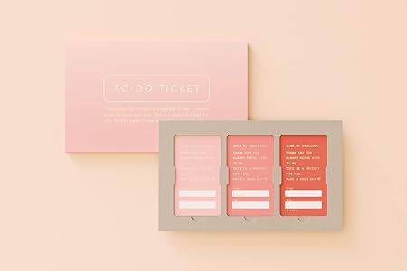 Amazon To Do Ticket Love 大人のための 券 肩たたき券 お手伝い券 Etc グリーティングカード 文房具 オフィス用品