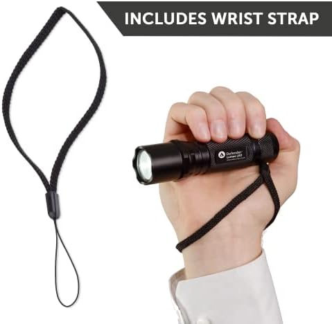 Waterproof Police Issue LED Torch - LED Flashlight (Aluminum)
