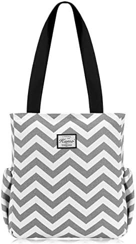 KAMO Floral Tote Bag - Shoulder Bag Stylish Shopping Casual Bag Foldaway Travel Bag Handbags for Women