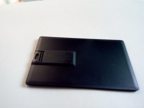 Wafer Usb Bussiness Card Flash Drive Blank Diy Memory Stick Wholesale Bulk Pack 10 (4Gb, Black) #TOP1