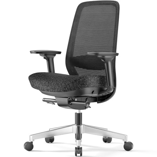 ErgoSift Ergonomic Office Chair - High-Back Mesh Desk Chair with Adjustable Lumbar Support 4D...