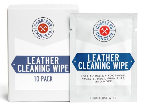 Cobbler’s Choice Quick Care Leather Cleaning Wipe (10 Pack) for