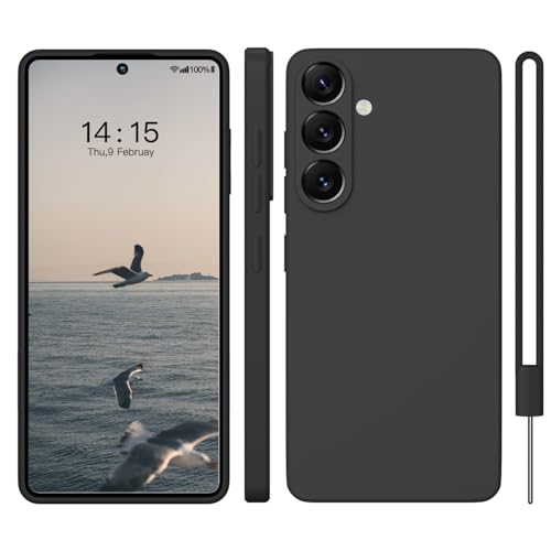 WXX für Samsung Galaxy S25 Hülle Silikon Case 6.2'' Schwarz.