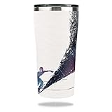 MightySkins Skin Compatible with Ozark Trail 20 oz Tumbler (2017) - Surfing The Universe | Protective, Durable, and Unique Vinyl wrap Cover | Easy to Apply, Remove | Made in The USA