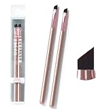 Eyeliner Brushes Fine Angled, Ultra Thin Slanted Flat Angle Eyeliner Makeup Brushes Set, Precision G