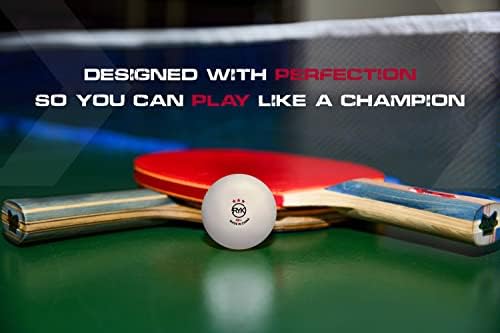 RYK 3 Star White Ping Pong Balls (40mm) - Premium Quality ABS Material Table Tennis Balls for Indoor/Outdoor Games, Decoration & Recreational Activities -(24) pcs