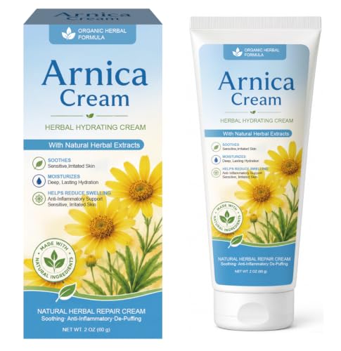 ZVBZVB Arnica Infused Skin Cream, 2 Fl Oz Gentle Moisturizing Topical Care for Face & Body