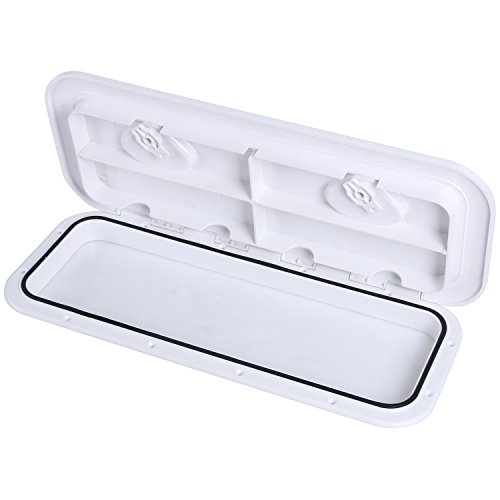 Amarine Made Boat Hatch Access Hatch And Lid Marine Grade 24" X 9-5/8" For Marine Caravan Rv-White #TOP3