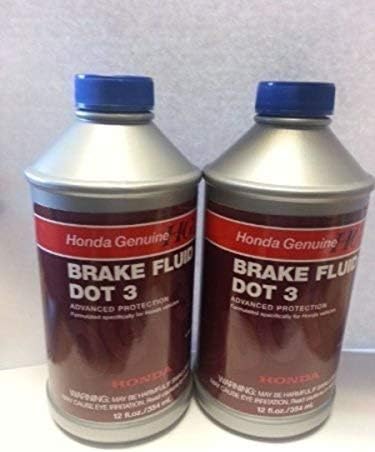 Genuine Honda And Acura Brake Fluid Dot 3 (Pack Of 2)