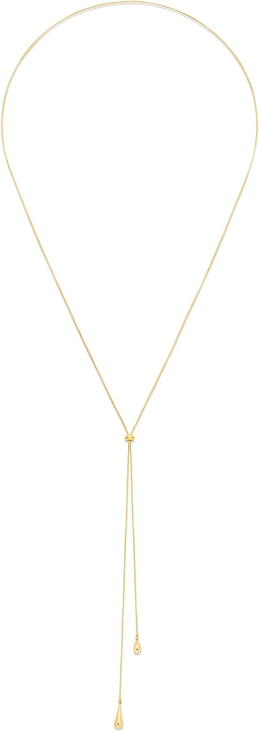 Long Necklaces for Women Gold Heart Y - Shaped Lariat Necklace Jewelry Gifts