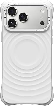 CASETiFY for iPhone 18 Pro Max Case - Ripple Compatible with MagSafe White