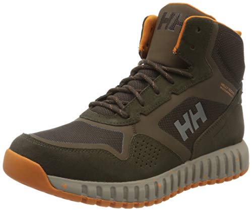 Helly-Hansen Men's Monashee ULLR HT Winter Boot, 707 Espresso/Marmelade/Aluminium, 10.5