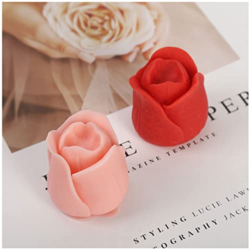 3D Tulip Fondant Mold, Large Ice Cube Trays, Cute Flower Shape Silicone Rubber Fun Big Ice Ball Maker For Cocktails Juice Whiskey Bourbon Freezer, Dishwasher Safe #TOP3