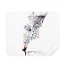 Baroque Architecture Building Watercolor Painting Cleaning Cloth Screen Cleaner 2pcs Suede Fabric