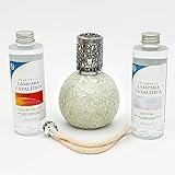  ANTIHUMEDADES Pack lampara catalitica Mosaico Blanco 200 ml + Fragancia 200 ml (Peach Velvet) + Limpiador 200 ml + Mecha de Repuesto