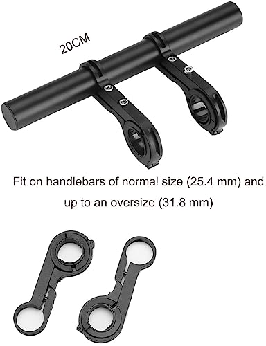 Bike Handlebar Extender,Aluminum Alloy Handlebar Extensions Double Bike Handlebar Bracket For Bike Mounts,Extender Bars - Image 2