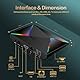 Android 14.0 TV Box, Android Box 4GB RAM 32GB ROM Chipset Allwinner H728, Support 1000M Ethernet & 2.4-5.8GHZ WIFI6 y HD 8K BT5.0
