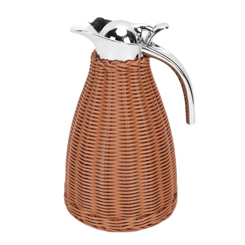 Zerodis Brocca Isolata, Caraffa del caffè Termico in Acciaio Inossidabile con Isolamento a 3 Strati, Ritenzione di Calore di 12 Ore, Conservazione a Freddo 24 Ore per L'uso di Home (Caffè)