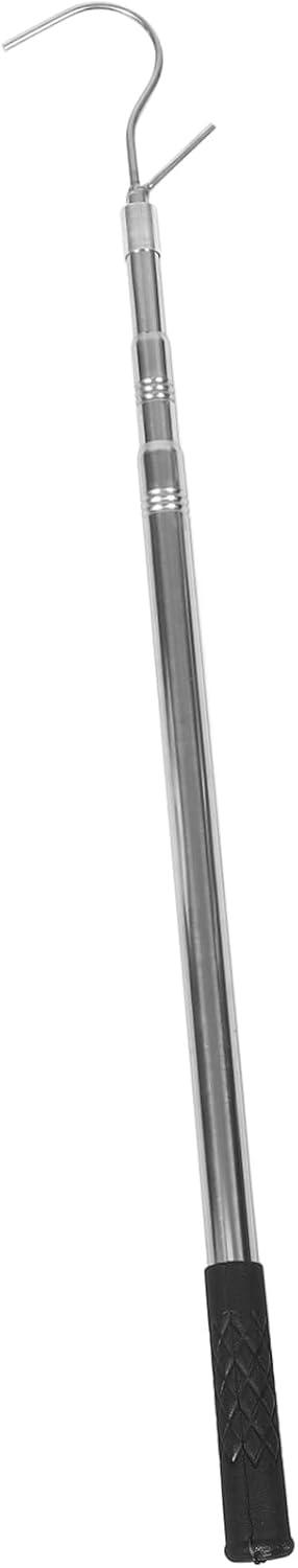 1.5m Camping Awning Puller Telescopic Pull Rod Hooks for Window Blind Easy to Use and Carry