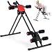 Goplus Ab Trainer Abdominal Trainer Ab Vertical 5 Minute Shaper Waist Trainer Core Toner Ab Cruncher Fitness Machine Equipment W/LED Counter
