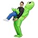Inflatable ET Monster Costume Scary Green Alien Cosplay Costume for Woman Adult Masquerade Halloween Party Festival Stage Performance