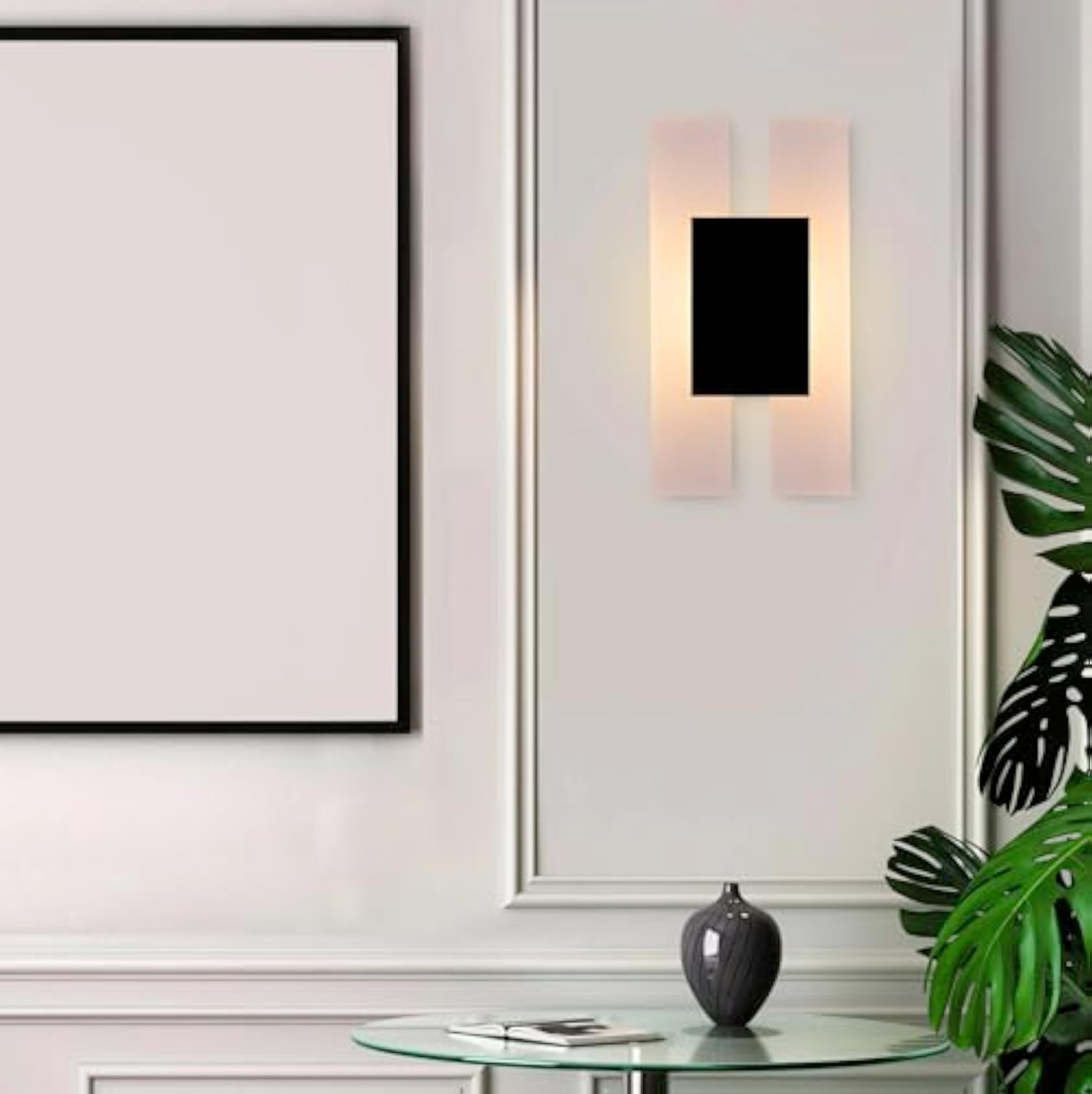 15 Watts Pack of 2 Rectangular LED Bedside Wall Lighting Fixtures