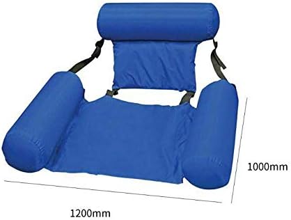 Hammock Inflatable Pool Float Lounge Water Chair for Adults, DOCHI Queen Lake Swimming Floating Chair Pool Seats Lounger Portable Lazy Water Bed Lounge Chairs(1 Pcs)