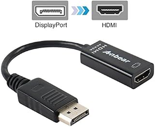 DisplayPort1.2 to HDMI,Anbear Display Port to HDMI Adapter 4K@30HZ Gold Plated