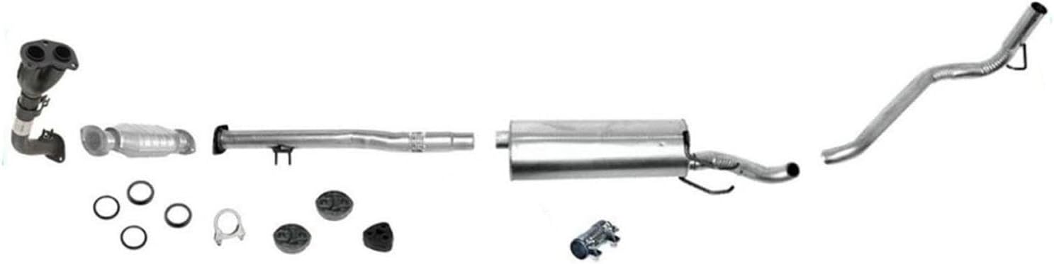 Replacement Parts for Rear Converter Middle Muffler Tail Pipe for Toyota Tacoma 2.7L Regular Cab 1995 1996 1997 1998 1999