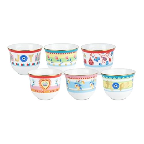 BACI MILANO, SET 6 MINI CIOTOLE IN PORCELLANA, MAMMA MIA, CUCINA, ACCESSORI TAVOLA