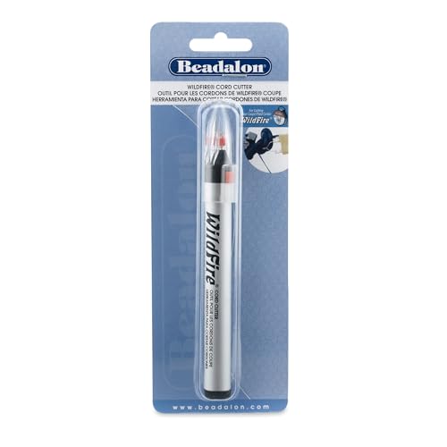 Beadalon Wildfire Cord Cutter: Macrame Cord and Fireline Beading Thread Burner, Ideal for Jewelry Making, Trims and Prevents Fraying of Cords, Simple Operation, Battery Operated with Safety Switch by Beadalon - Used condition - US$5.10