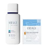 Obagi Nu-Derm Gentle Cleanser + Dark Spot Disruptor Trial Size – Gentle Face Cleanser that Removes Impurities, Oil, and Makeup, 6.7 oz & Serum that Brightens, Smooths & Soothes Skin, 2 ml