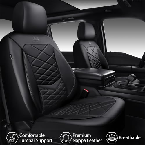 CAR PASS Nappa Lumbar Support Covers