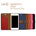 iPhone 6 Plus & 6S Plus case, LABC Fantastic 5 Folio with Magnet Technology & Card/Cash Slots for Apple iPhone 6+ & 6S+ 5.5