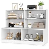 Photo Gallery giantex scarpiera con seduta, mobile d ingresso 2 in 1 con kit antiribaltamento, panchina per cambio scarpe, stile moderno organizzatore a 6 cubi per ingresso, soggiorno, corridoio, bianco Photo Gallery giantex scarpiera con seduta, mobile d ingresso 2 in 1 con kit antiribaltamento, panchina per cambio scarpe, stile moderno organizzatore a 6 cubi per ingresso, soggiorno, corridoio, bianco