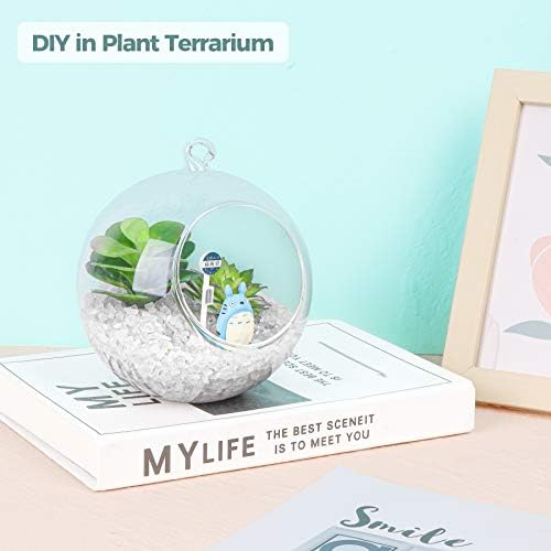 T4U Tumbled Chips Stones Crushed Crystal Quartz 2 LB, Irregular Shaped Gravels Pebble Healing Stones, DIY Smoothed Rocks for Potted Plant,Resin Art,Vase Fillers Aquarium Gravel Rocks (Clear) — view 6